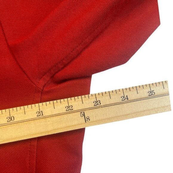 Columbia 1/4 Zip Sweater Large Rust Orange Titanium Outdoor Knit Pullover Men’s - Picture 4 of 11